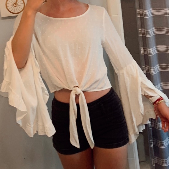 Altar’d State Cropped Long Sleeve Top - Picture 1 of 3